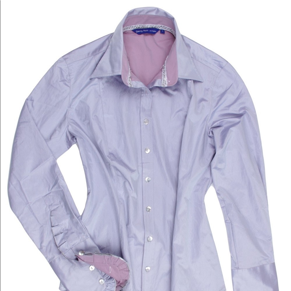 Women blouse Leesa-B20068-744 Long-Sleeve-Ruffle